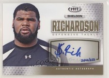 2013 SAGE Hit Auto Gold 244/250 Sheldon Richardson #A134 Auto x7n