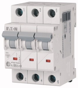 HN-B6/3 OVERCURRENT CIRCUIT BREAKER B 6A 3P 3M 6KA 194878