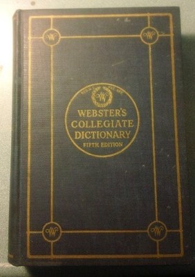 Webster's Collegiate Dictionary Fith Edition (Thin Paper)