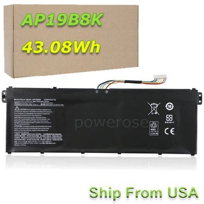 AP19B8K 3INP5/82/70 Battery for Acer Aspire3 A315-23G 3 A315-56 A315-58 A315-59