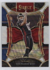 2023 Panini Select Suite Level Tri-Color Prizm 75/149 Younghoe Koo #405 0xh3