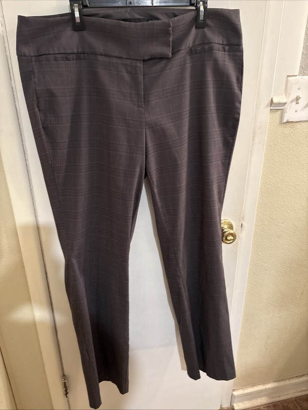 Torrid Grey Plaid Dress Pants Size 20R
