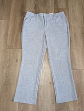 NWT Nine West Pants Womens 16W Heather Gray Barely Bootcut Stretch Career