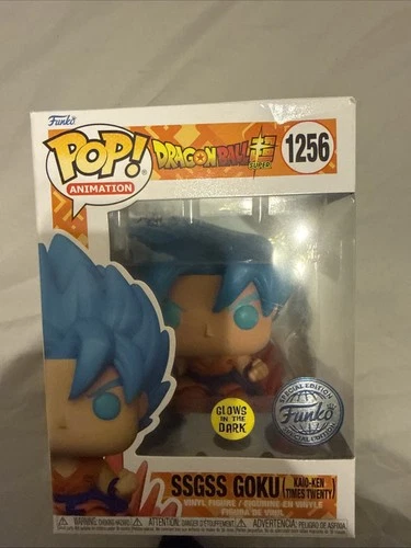 Funko Pop! Vinyl: Dragon Ball - SSGSS Goku (Kaio-Ken Times Twenty) (Glows 1256)