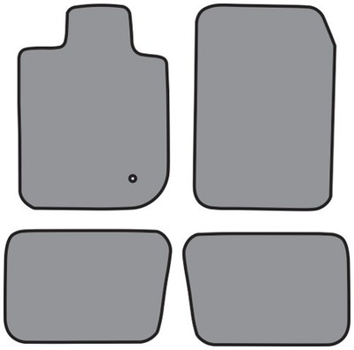 For 2002-2010 Ford Explorer 4DR Floor Mat 4pc (FM306 FM306R) 801 Black Cutpile