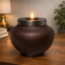 Candle Urn For Ashes For Adult, funeral Burial Urns 230 ci