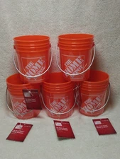 The Home Depot Mini Bucket Christmas Ornament FAST SHIPPING 🎄Lot Of 5