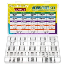 21 Values 250V Fast Slow Blow Glass Fuses Assortment Kit 5X20MM F 1A 2A 5A... 