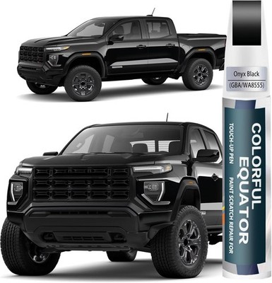 Onyx Black Touch Up Paint Pen for GMC - Scratch Repair Two-in-One.