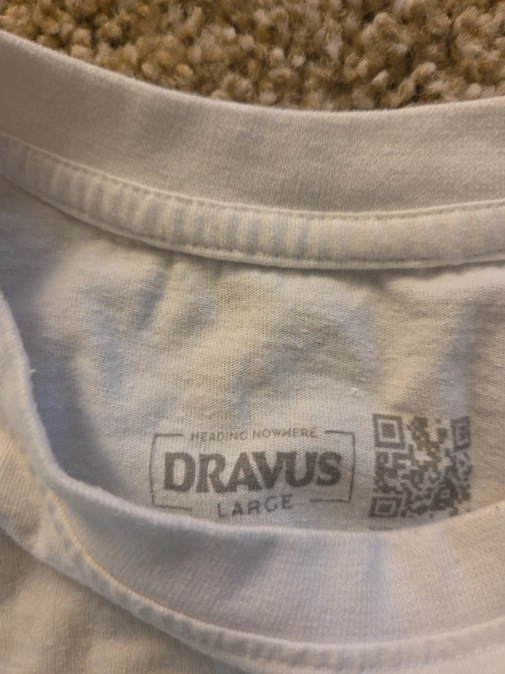 Draven, Camiseta Manga Corta, Blanca, Hombre Grande Foto 3 de 3