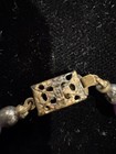 Vintage Lavender Beaded Crisscross Choker with Screw Back Grape Cluster Earrings — photo 9