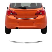 Kofferraumleiste Heckleiste FüR Opel Corsa D 2006-2014 Untere Chrom Edelstahl