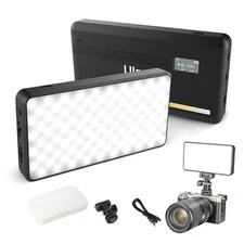 ULANZI Bi-Color LED Video Light| On-Camera Video Lights, Type-C VL200