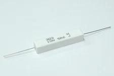 5.6 Ohm 10 Watt ±5% Wirewound Axial Resistor - Ceramic Cement Power 5.6Ω J 10W