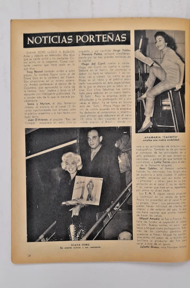 AUDIO MUSICA, No.41 JUNE 1961 MICHEL BLOCK / DALIDA / ALICIA GONZALEZ - Image 3 of 4