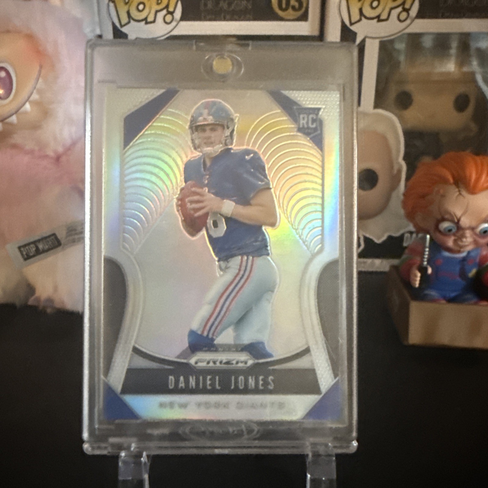 2019 Panini Prizm - Rookies Daniel Jones #302 Silver Prizm (RC) Giants