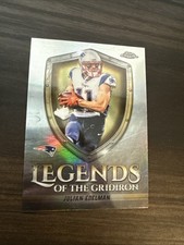 2025 TOPPS CHROME LEGENDS OF THE GRIDIRON LOG24 JULIAN EDELMAN REFRACTOR