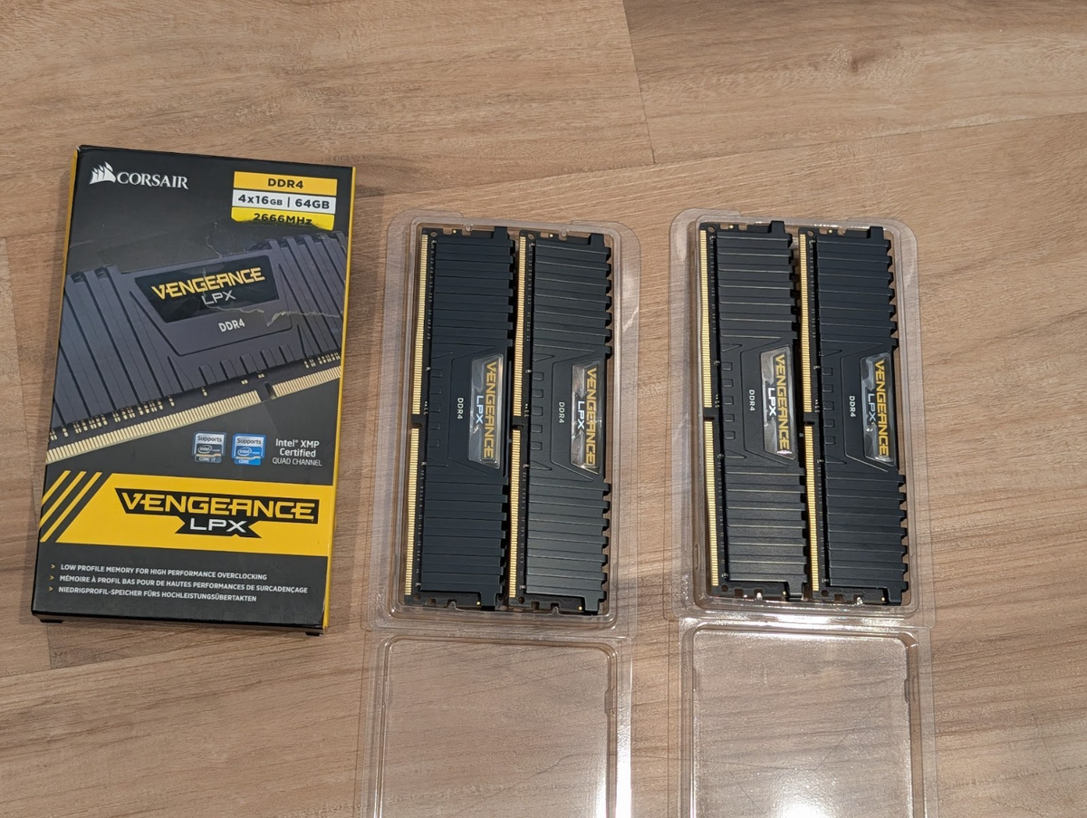 CORSAIR Vengeance LPX 64GB (4x16GB) RAM DDR4 2666MHz PC4 Desktop