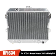 3Row Alu Radiator For 1975-1978 Nissan Datsun 280Z/1979-1983 280ZX 2.8L L6 CC634
