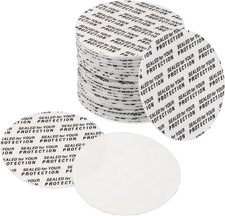 45Mm/1.8Inch Pressure Sensitive Seal, 500 Pack Adhesive PS Foam Lid Cap Liners R