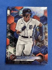 2023 Bowman's Best Max Clark Top Prospects Wave Refractor #TP-23 Tigers