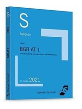 Skript BGB AT 1: Willenserklärung, Vertragss...