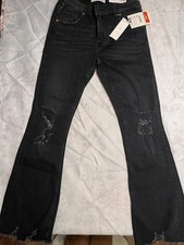 ZARA Girls Black Flare Jeans Size 13/14 Kids New With Tags NWT
