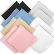 12 Pack 8x8 Inch Microfiber Cleaning Cloth for Eyeglasses