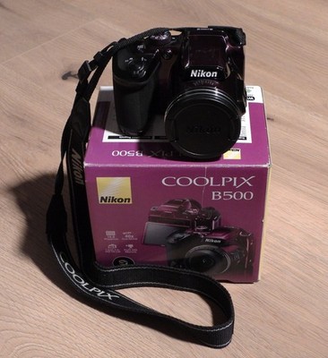 Nikon COOLPIX B500 m. OVP, Violett, Opt. 40x-Zoom