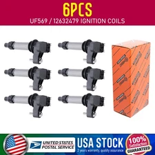 6X Ignition Coils For Buick LaCrosse Cadillac CTS ATS STS Chevy GMC Saturn UF569