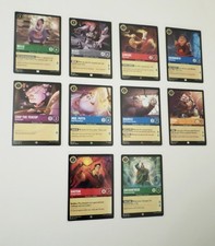 Disney Lorcana Theme Lot - Beauty And The Beast Theme Lot Of 10 Cards