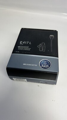 AKG C417 L Omnidirectional Clip on Lavalier Microphone XLR Mic + Windscreen