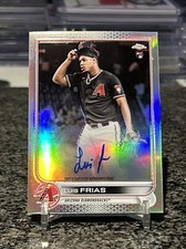 2022 Topps Chrome Luis Frias Rookie RC On Card Auto Refractor SP /499 D-Backs!!!
