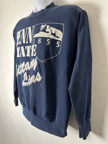 Felpa girocollo vintage USA anni 80 90 Penn State Nittany Lions calcio adulto L - Foto 2 di 14