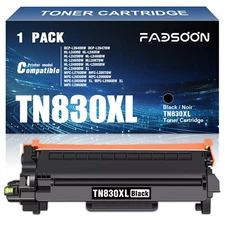 FADSOON® High Yield TN830XL Toner for Brother MFC-L2820DW HL-L2480DW DCP-L2640DW