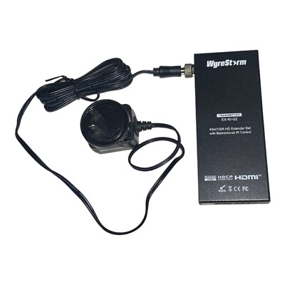 WyreStorm EX-40-G2 Transmitter 40m-130ft HD Extender Bidirectional IR Control