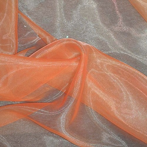 50 YARD Organza Fabric 45" W Crystal Sheer Sewing Craft DIY Wedding Party Décor - Picture 60 of 98