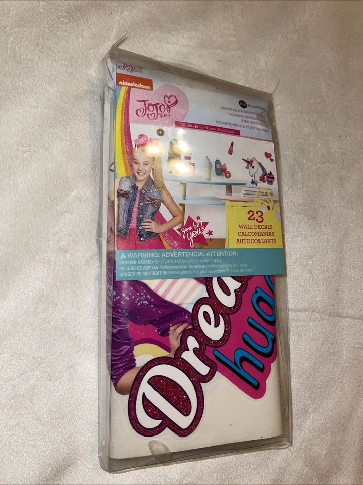Calcomanías de pared Nickelodeon RoomMates Jojo Siwa pelar y pegar Foto 2 de 4