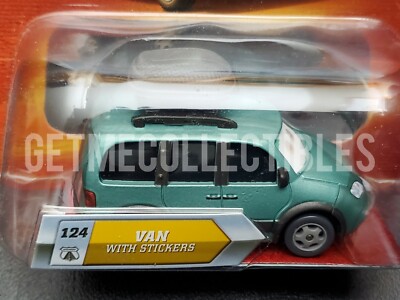 DISNEY PIXAR CARS CHASE VAN WITH (correct) STICKERS EYES CHANGE NS SAVE 6% GMC