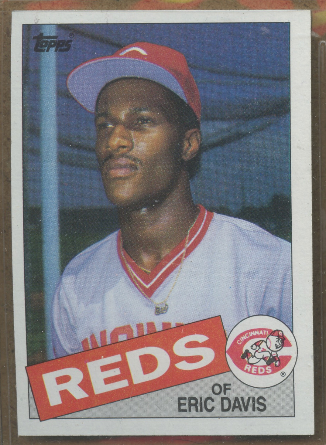 1985 Topps #627 Eric Davis Cincinnati Reds