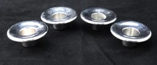Set of 4 - Vintage Eugen Ferner Germany Sterling Silver Candelabra Bobeches Cups