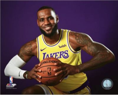Lebron James LA Los Angeles Lakers 2018 Authentic 8x10 Studio