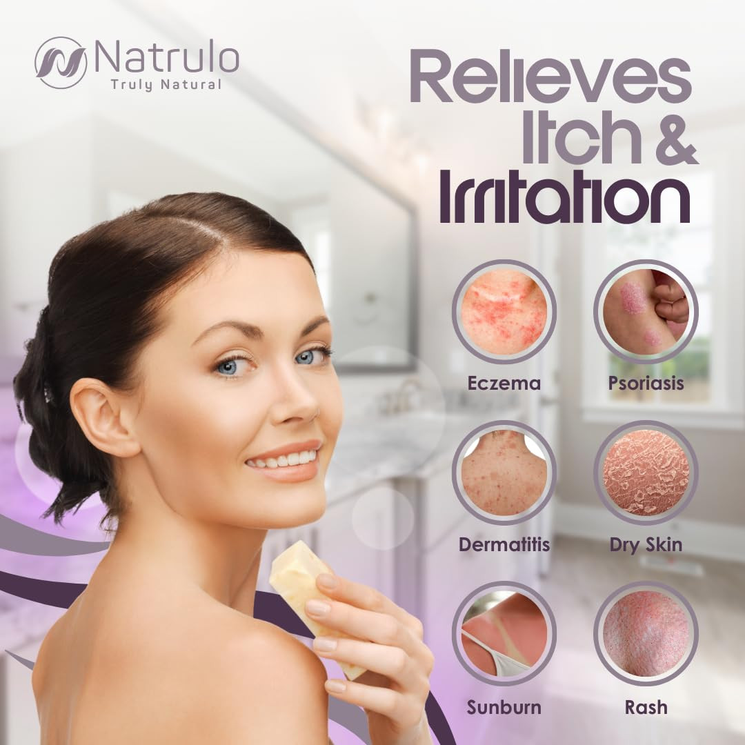 Eczema Soap Bar for Face and Body – All Natural Dermatitis, Psoriasis Treatment