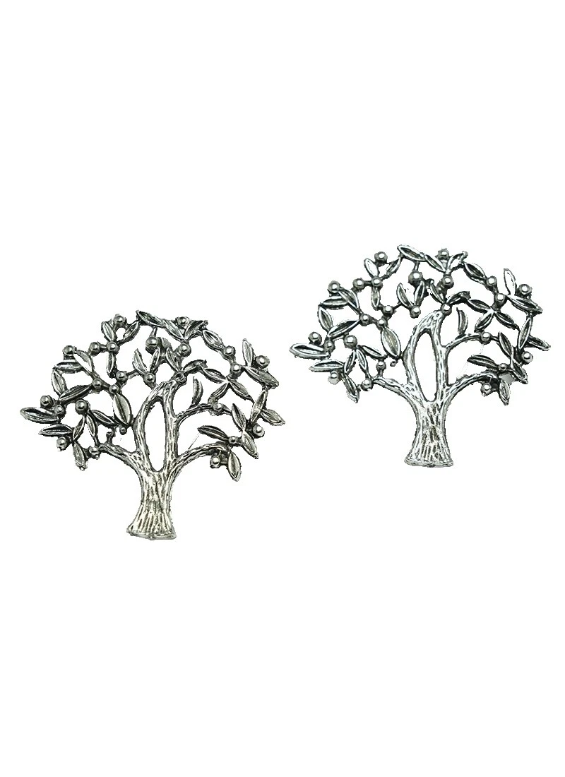 Pendientes de plata tibetana Moda Occidental