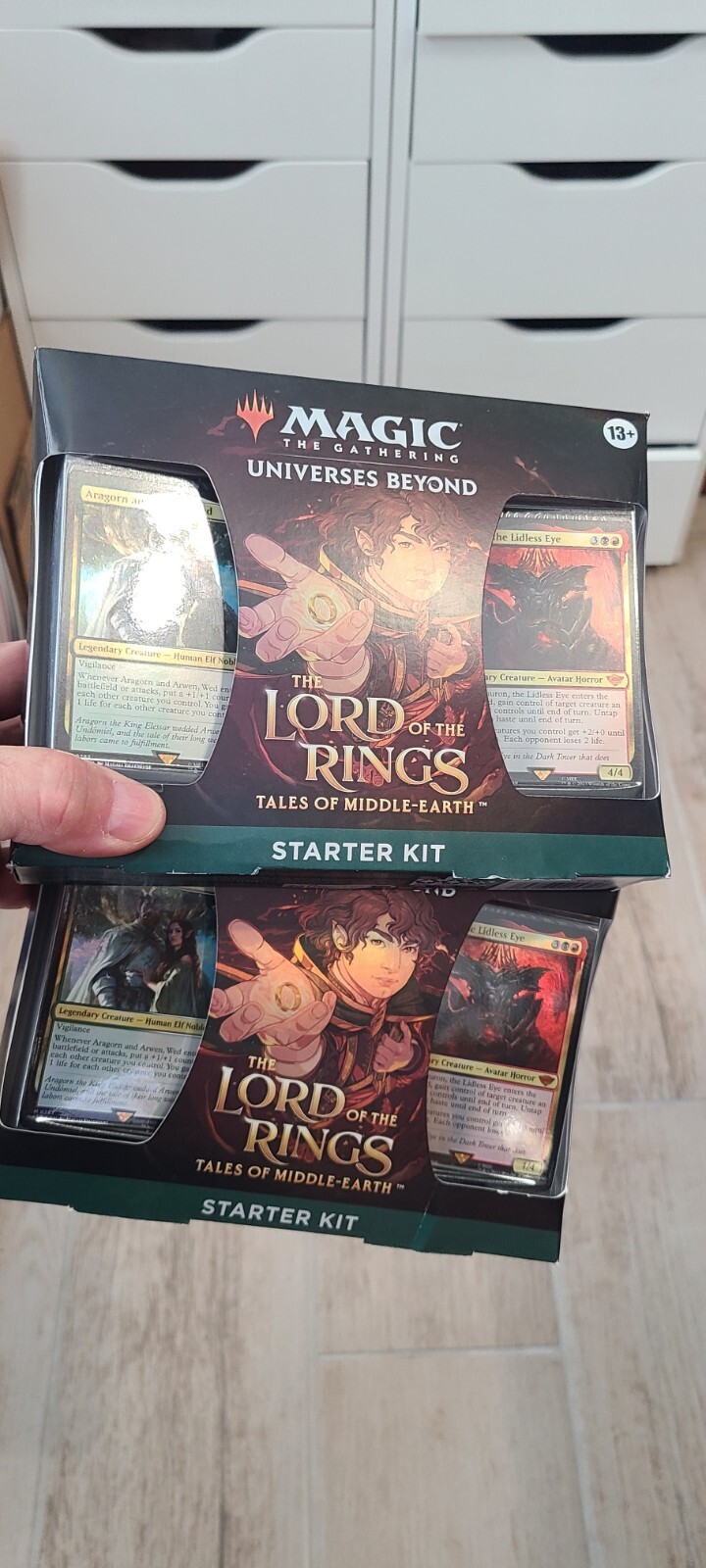 Lot Of 2 Magic the Gathering Lord of the Rings:Tales of Middle-Earth Starter Kit
