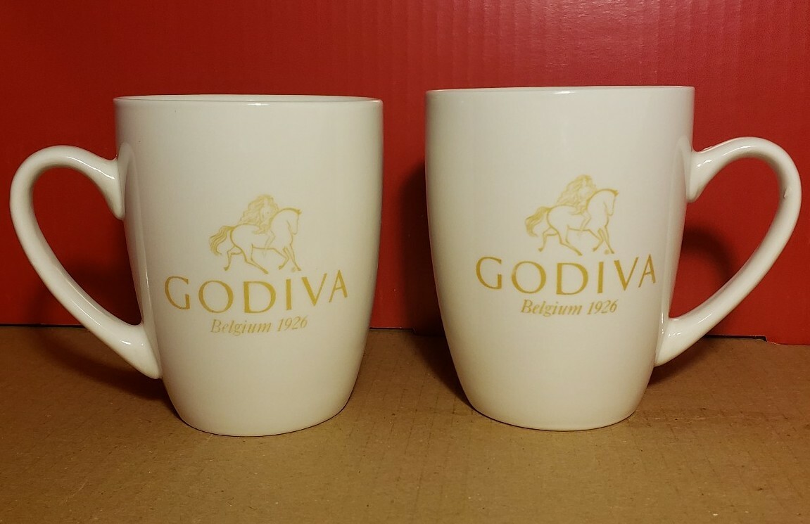 Godiva K Cups Set Of Godiva Chocolate Coffee Mugs Cups - Main Image