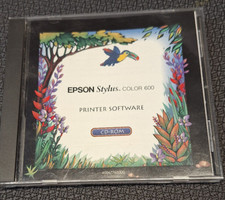 Genuine Driver CD for EPSON Stylus Color 600 Printer Software very good