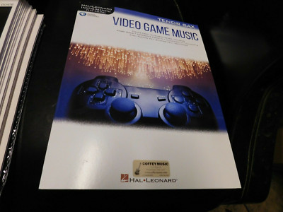 Popular Favorites Video Game Sheet Music Hal Leonard w/ Audio Code Tenor Sax