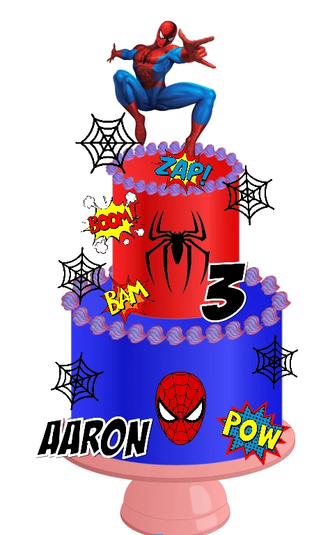 20+ Golden Sponge Cake Spiderman