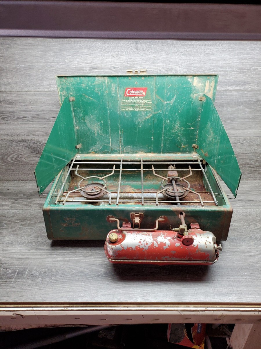 Coleman 2 Burner Stove 413G Read Description | eBay